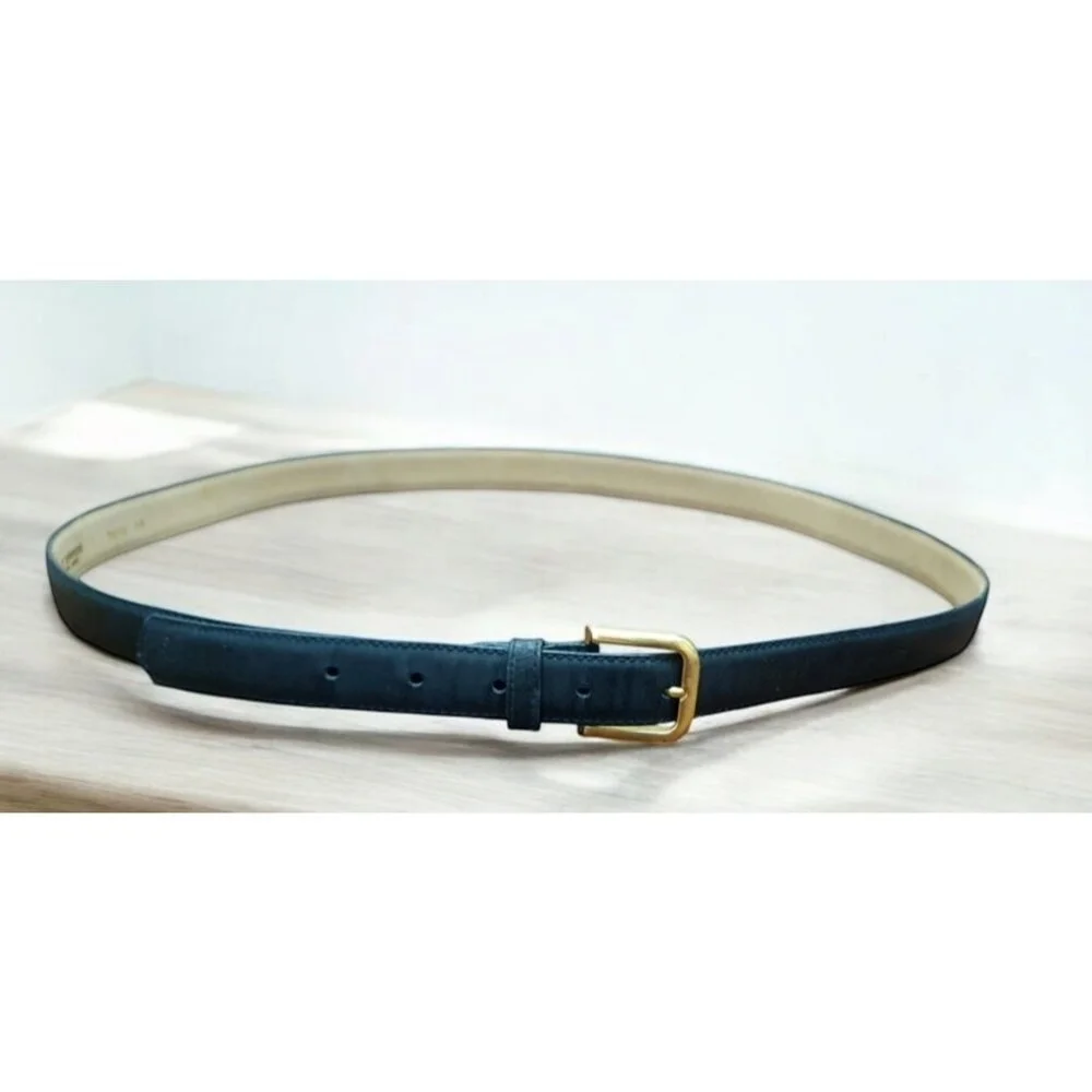 Vintage 1970s Pierre Cardin MOD BREV Retro Belt Brass Gold Tone Buckl